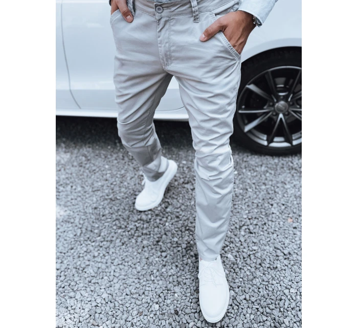 Pánské tmavě šedé chinos kalhoty Dstreet model 21976823 - FashionStreet