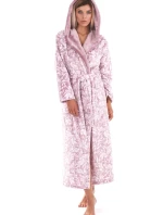 Dámsky župan Flora s kapucňou 3956 4303 mauve mist - Vestis