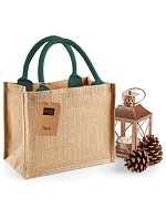 Westford Mill W 412 Jutová nákupní taška Mini 50.0412 natural/forest green