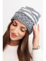 Fleecová čepice Marta K231 ecru