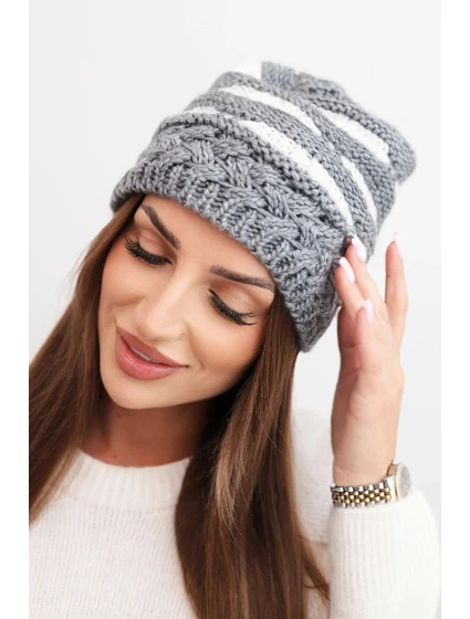 Fleecová čepice Marta K231 ecru