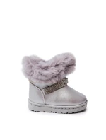 dětské sněhule s kubickými zirkony stříbrný model 21575385 - Boto dětské sněhule s kubickými zirkony stříbrný model 21575385 - Boto