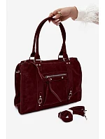 Velká kabelka z imitace semiše model 22220951 - Flora&Co Velká kabelka z imitace semiše model 22220951 - Flora&Co