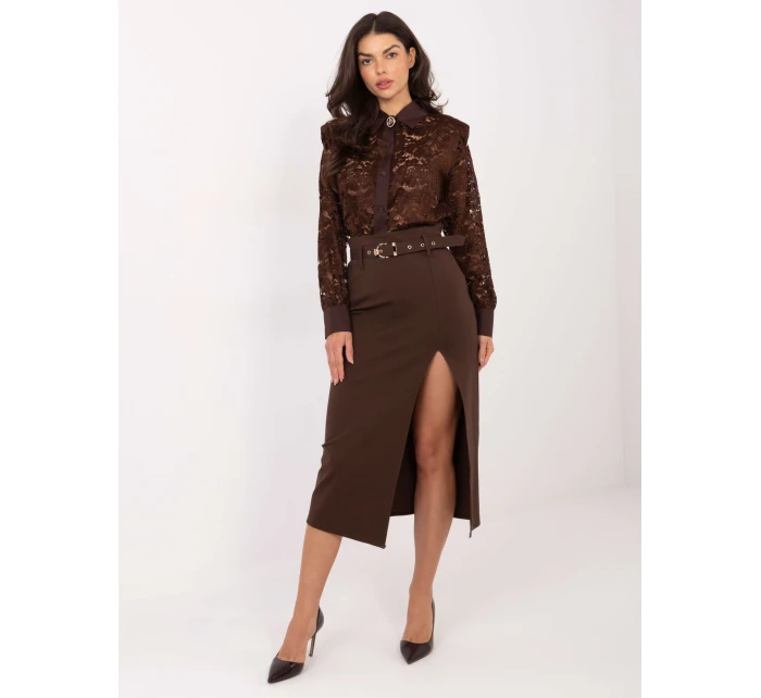 Koszula IT KS model 21795540 brązowy - FPrice