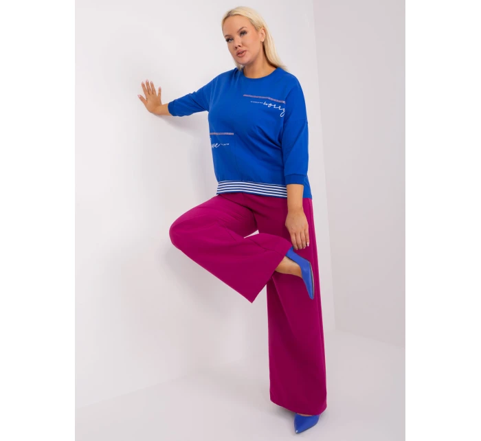 Blúzka RV BZ 9446.39 kobaltovo modrá Blúzka RV BZ 9446.39 kobaltovo modrá