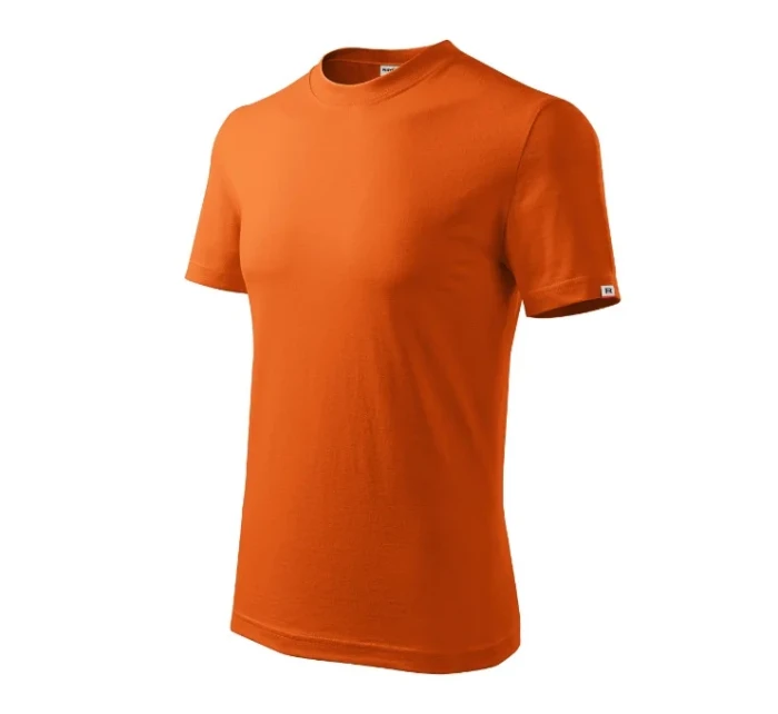 Základné tričko unisex oranžová 11 (štítok značky)