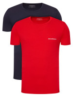Pánske tričko 2pcs 111267 1P717 76035 čierna / červená - Emporio Armani