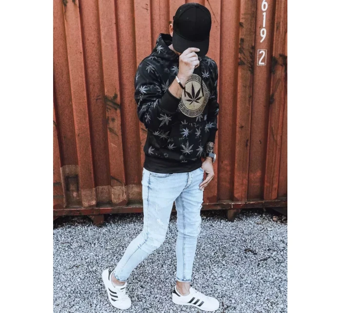 Pánská mikina s potiskem černá Dstreet model 21965668 - FashionStreet Pánská mikina s potiskem černá Dstreet model 21965668 - FashionStreet