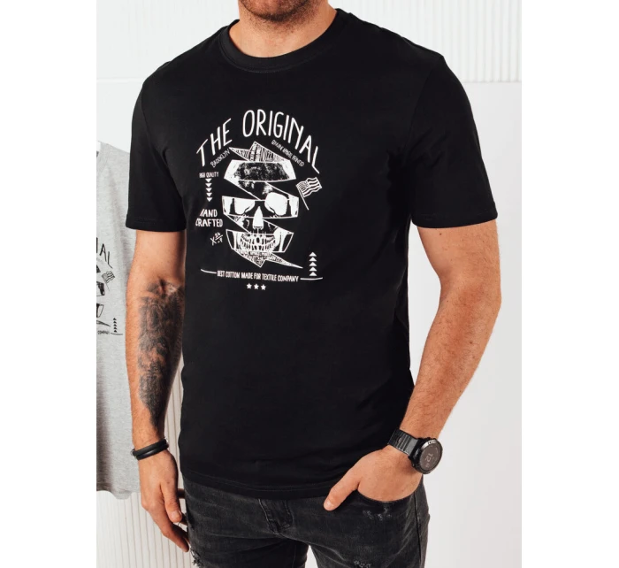 Pánské tričko s potiskem černé Dstreet model 21973643 - FashionStreet