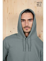 Men Pánská mikina s kapucí deep black model 22500486 - NEOBLU Men Pánská mikina s kapucí deep black model 22500486 - NEOBLU