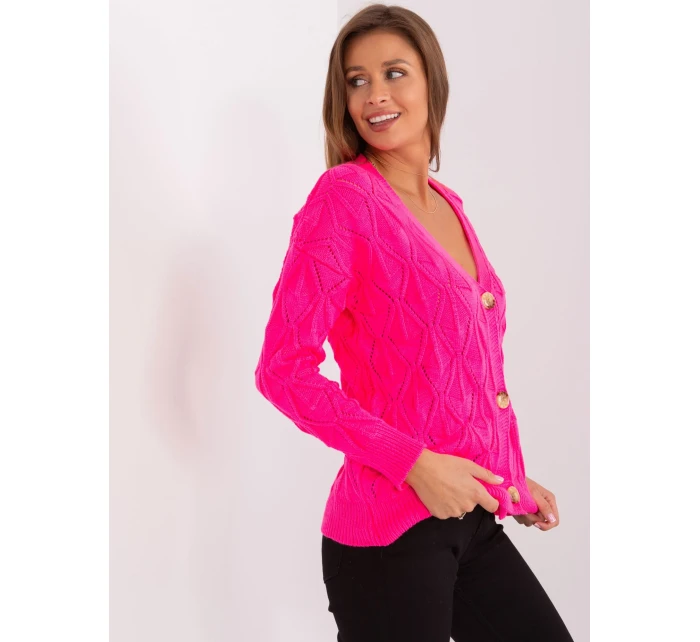 Sweter BA SW  fluo różowy model 21142000 - FPrice