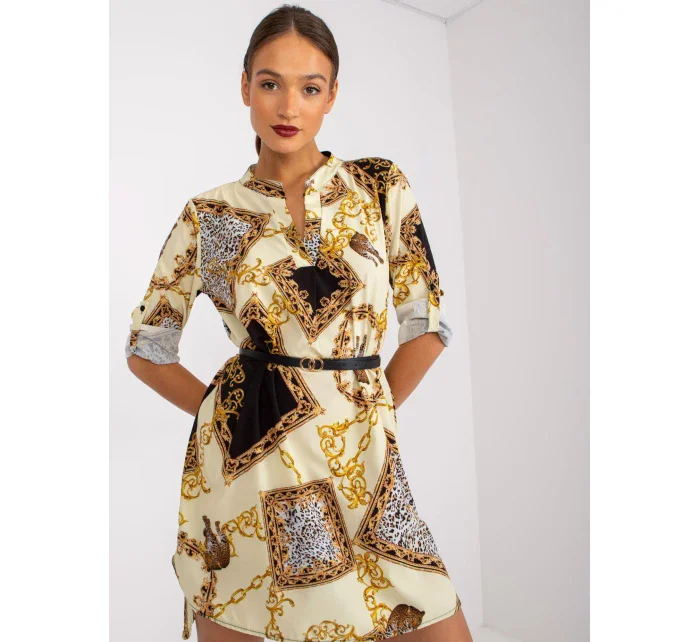 Šaty DHJ SK 5766AB 6.76 svetložltá