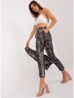 DHJ nohavice SP 13926 7.52P čierna a béžová DHJ nohavice SP 13926 7.52P čierna a béžová