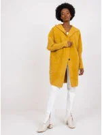 Dámsky kabát MBM PL 1518.95P tmavo žltý