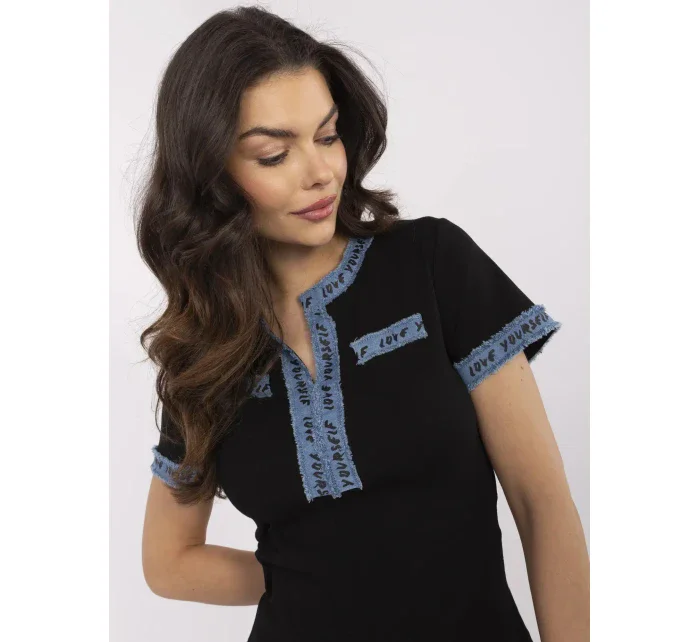 Tričko NM TS model 21015087 černé - FPrice Tričko NM TS model 21015087 černé - FPrice