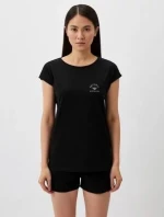 Dámske pyžamo 164794 4R223 00020 čierne - Emporio Armani