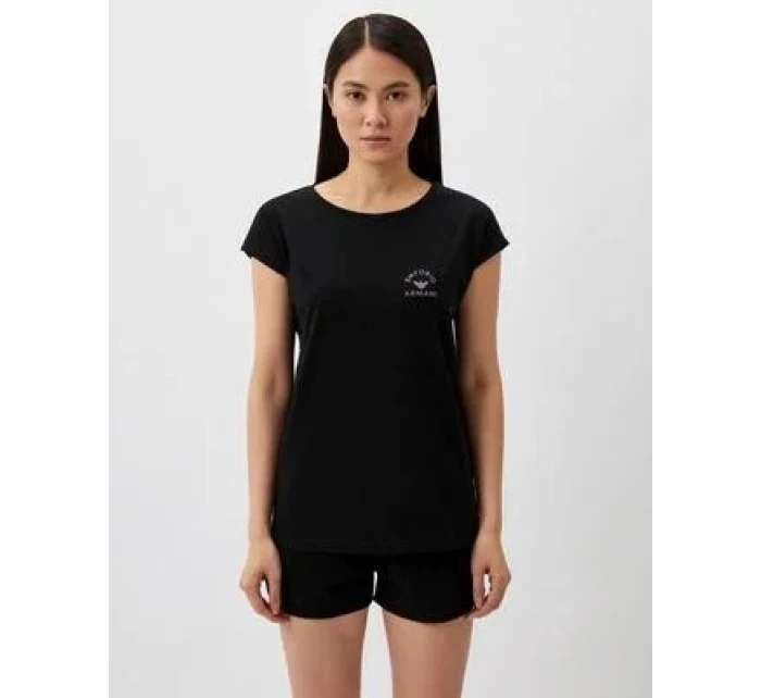 Dámské pyžamo  00020 černé  model 19916467 - Emporio Armani