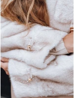 FashionStreet dámsky krátky biely kožuch TY5250