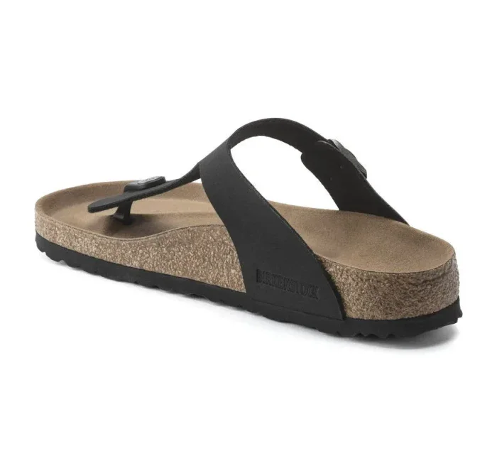 Birkenstock Gizeh Birko-Flor women's Narrow Black žabky pre úzke chodidlo vegan black (1020487) dámske