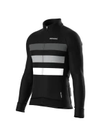 Biemme košeľa s dlhým rukávom CALDERONE black grey XL