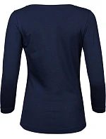 TJ 460 Dámské elastické tričko s 3/4 rukávem model 22497112 navy - Tee Jays TJ 460 Dámské elastické tričko s 3/4 rukávem model 22497112 navy - Tee Jays