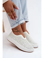 SlipOn Boty Na Platformě Bílé model 22140952 - Boto