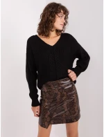 BA SW 8028 jumper.77 čierna