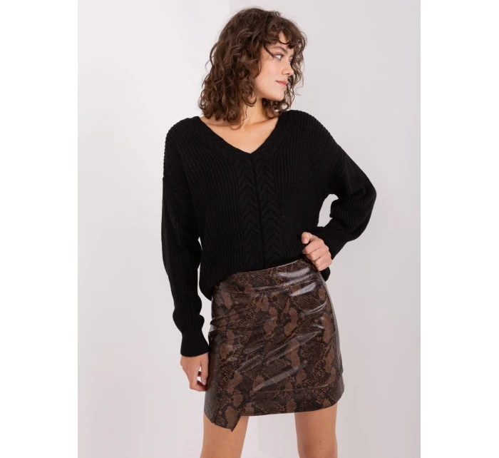 BA SW 8028 jumper.77 čierna