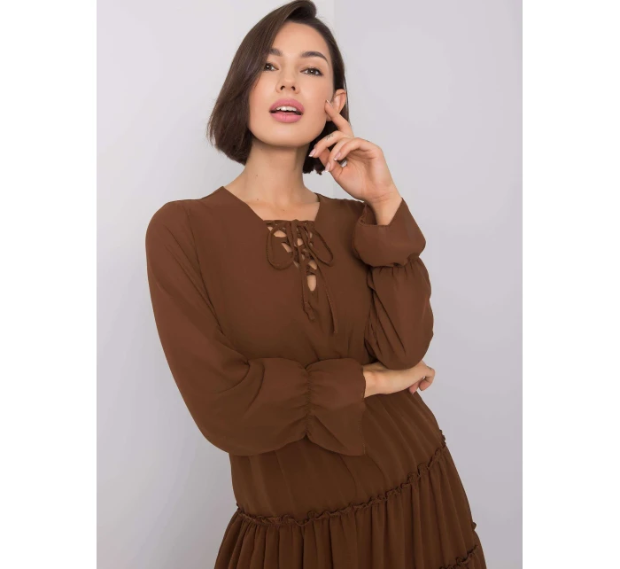 Šaty DHJ SK 12310.61P hnedá Šaty DHJ SK 12310.61P hnedá