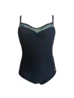 Jednodílné plavky model 14815415 černá - Self Jednodílné plavky model 14815415 černá - Self