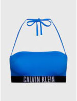 Dámska plavková podprsenka Bandeau KW0KW01966 C4X modrá-čierna - Calvin Klein