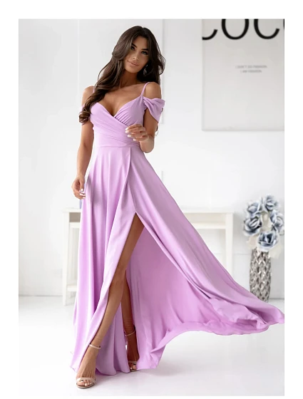 Dlouhé šaty model 22120979 lila - With You