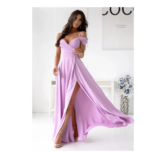 Dlouhé šaty model 22120979 lila - With You