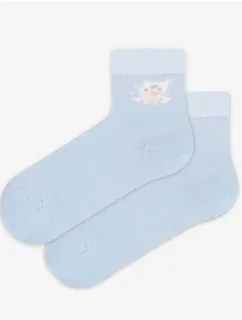 TENKÉ PONOŽKY FARBA 2-6 ROKOV DIEVČATÁ LEVANDUĽOVÁ 21-23