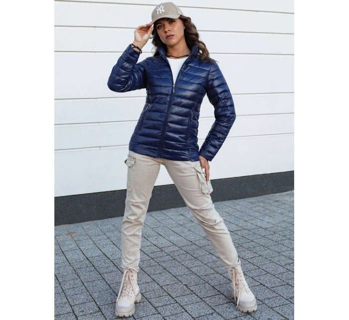 Dámská péřová bunda navy blue Dstreet model 21978719 - FashionStreet Dámská péřová bunda navy blue Dstreet model 21978719 - FashionStreet