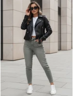 Dámske džínsové nohavice slim fit s opaskom SLIMFIZ modré FashionStreet UY2494 Dámske džínsové nohavice slim fit s opaskom SLIMFIZ modré FashionStreet UY2494