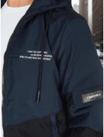 Pánská přechodná bunda s kapucí modrá Dstreet model 21986390 - FashionStreet Pánská přechodná bunda s kapucí modrá Dstreet model 21986390 - FashionStreet