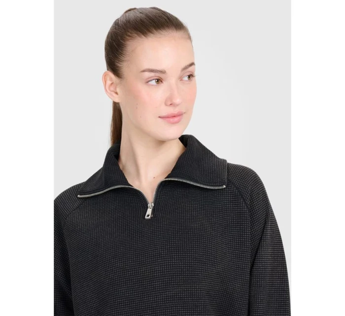 Dámská mikina oversize bez kapuce model 21436627 - 4F Dámská mikina oversize bez kapuce model 21436627 - 4F