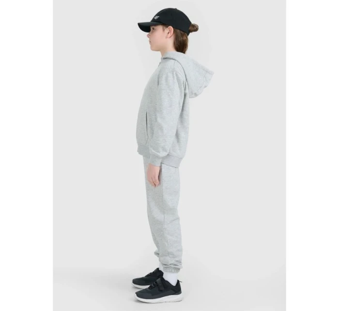 Dívčí mikina s kapucí model 21815578 - 4F Dívčí mikina s kapucí model 21815578 - 4F