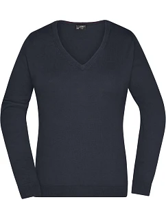 JN Dámský svetr s výstřihem do V 02.0 black model 22487834 - Daiber