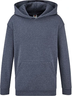 Classic Kids Hooded Sweat Dětská mikina s kapucí model 22534598 vintage heather navy - Fruit of the Loom