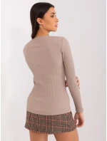 Bluzka RV BZ model 19077557 ciemny bezowy - FPrice