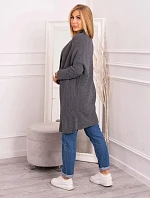 Sveter s netopierími rukávmi grafitový - Kesi