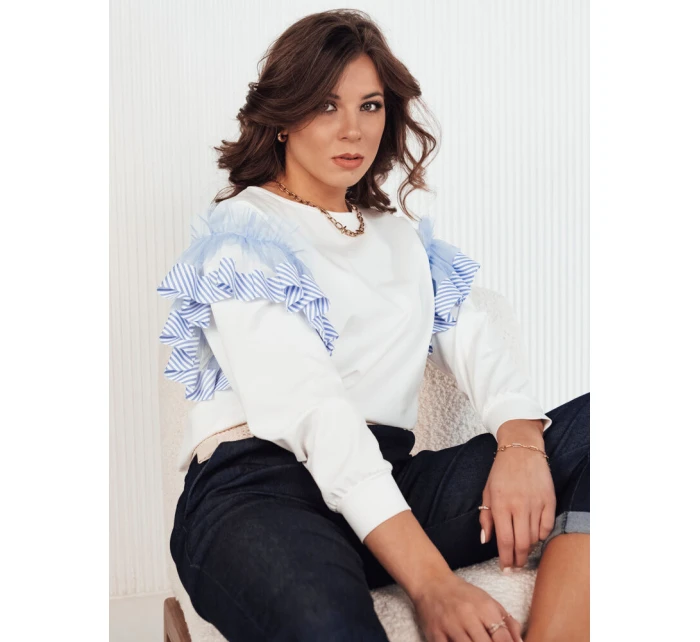 Dámska mikina FALGIT ecru FashionStreet BY1264