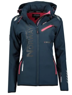 Geographgical Norway dámska športová bunda Reine S-2XL LADY 068 navy blue (WW4714F/GN/Navy / Flashy pink)