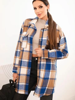 Dámská kostkovaná košile model 21407155 - K-Fashion