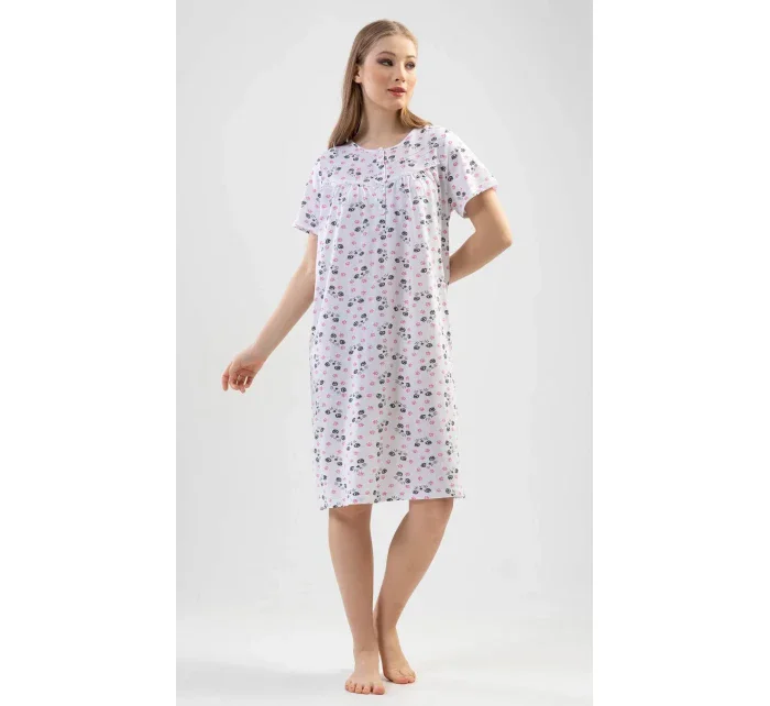 Dámska nočná košeľa s krátkym rukávom Monika