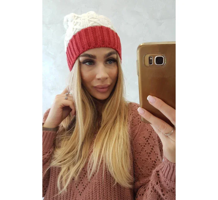 Fleecová čepice Bibiana model 18751205 - K-Fashion Fleecová čepice Bibiana model 18751205 - K-Fashion