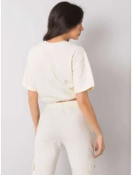 Mikina 217 BL model 15061217 ecru - FPrice Mikina 217 BL model 15061217 ecru - FPrice