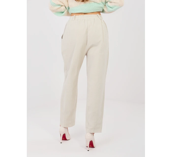 Nohavice MI SP 2690.00 svetlo béžové